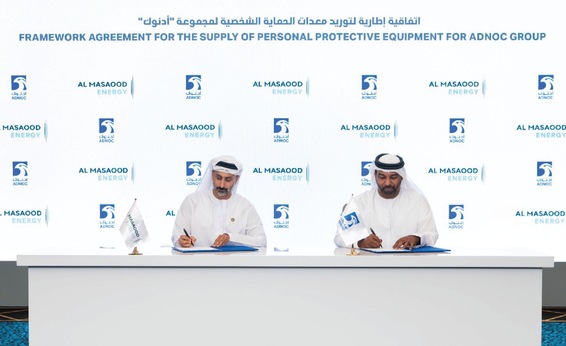 Al Masaood Energy signs Framework Agreement with ADNOC Group for the supply of Personal Protective Equipment