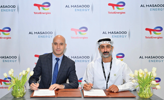 Al Masaood Energy signed a Solar System Lease Agreement with Total Energies